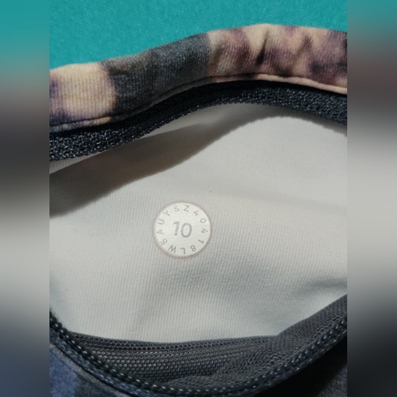 Lululemon Speed Up Tight Frosted Rose Multi Size 10 - Picture 4 of 7